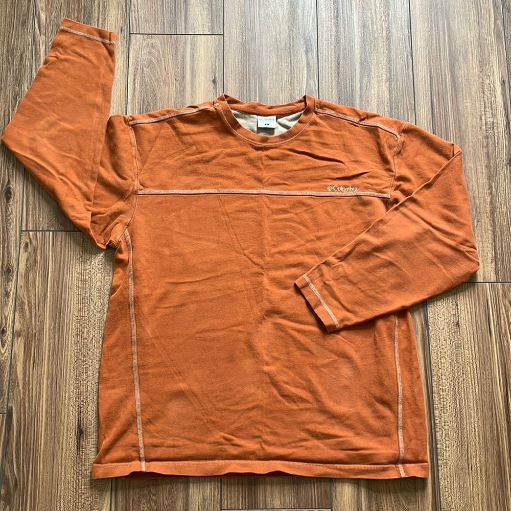 Orange Columbia Long Sleeved Tee